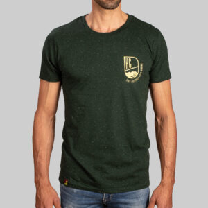 Camiseta jaspeada verde